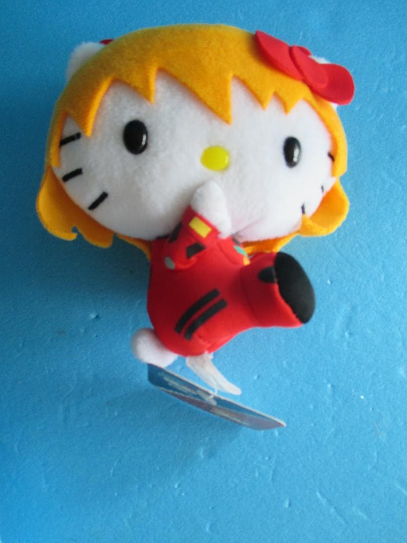HELLOKITTY◎ハローキティ×エヴァンゲリオン綾波アスカぬいぐるみサンリオ