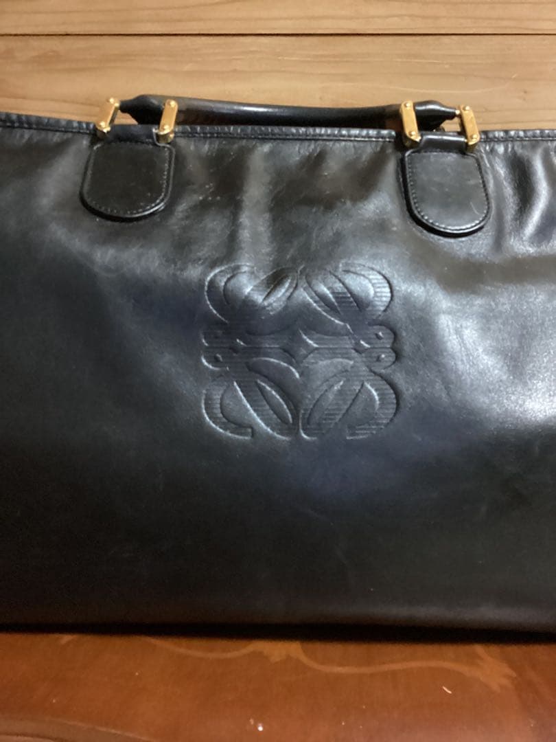 ロエベ LOEWEアマソナ レザー大型ボストン