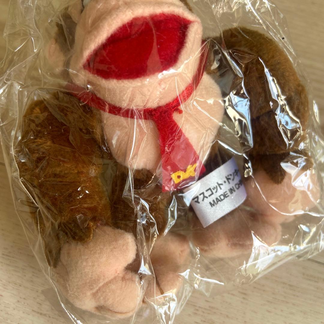 ドンキーコング　マスコットドンキー　ぬいぐるみ　レトロ　タカラ　当時物　未使用