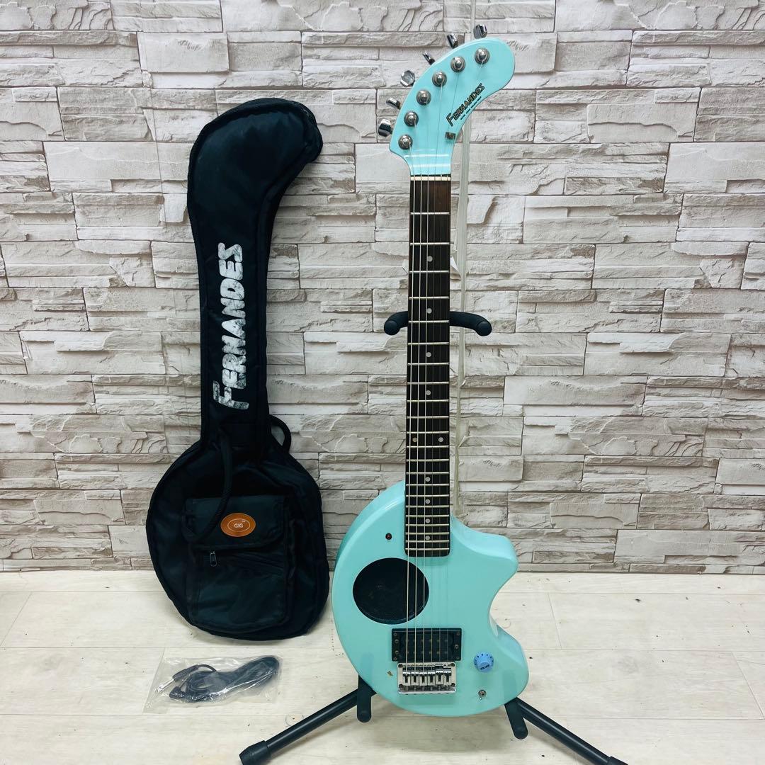 Fernandes フェルナンデス アンプ内蔵ミニギター ZO-3 ライトブルー