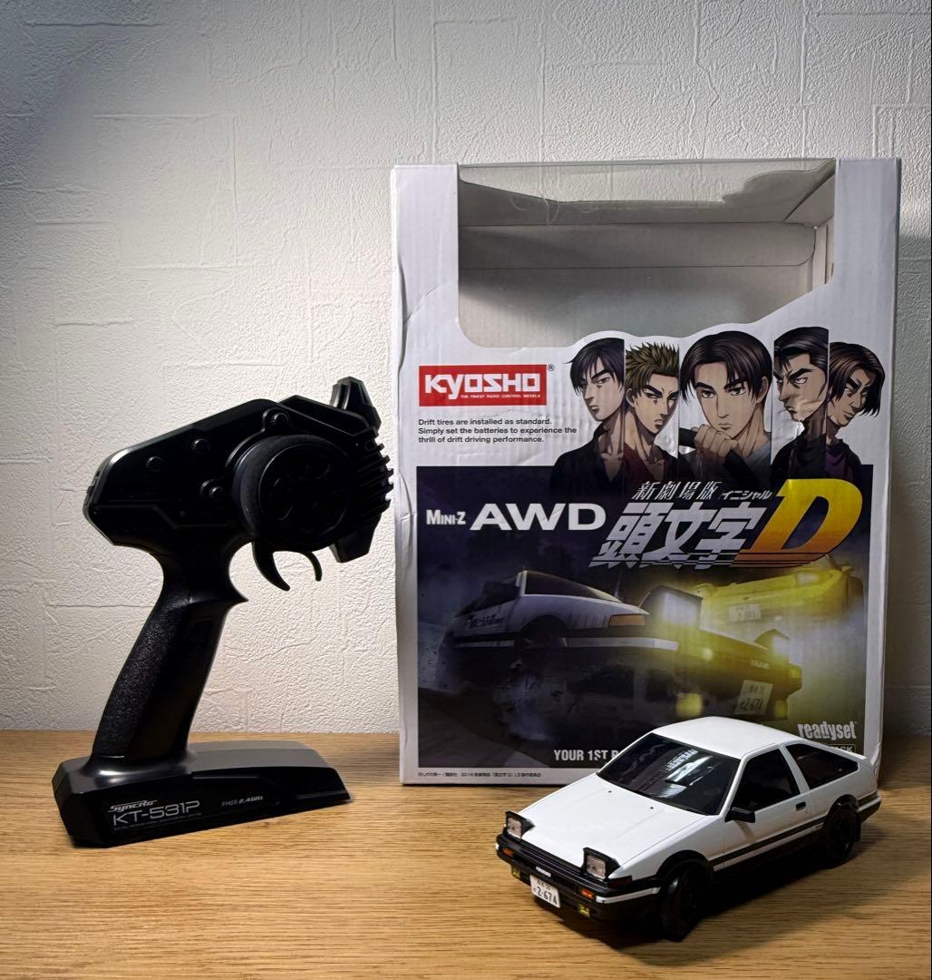 京商 ミニッツ AWD 頭文字D AE86 レディセット ドリフトパック
