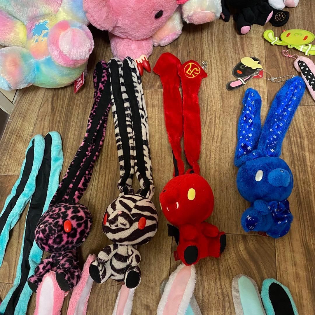 稀少汎用うさぎグルーミー チャックスGP ぬいぐるみキーホルダー