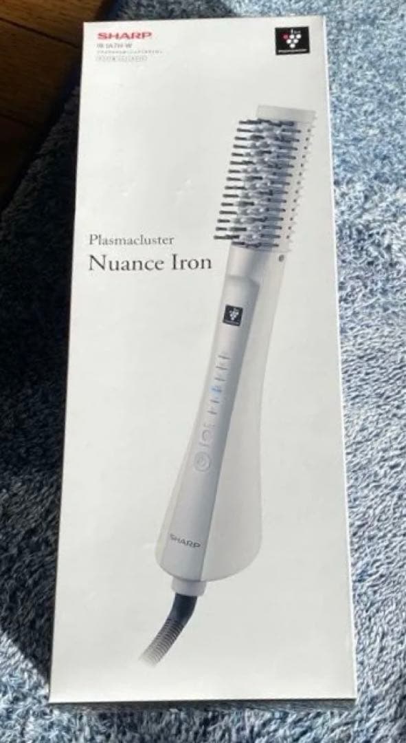 プラズマクラスター　Nuance Iron ブラシヘアアイロン