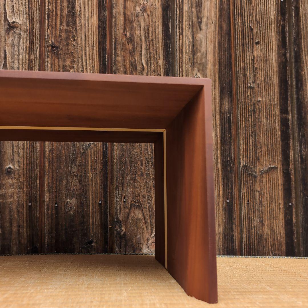 古材リメイク　桜とヒバ　コの字ラック 店舗什器　無垢の家具