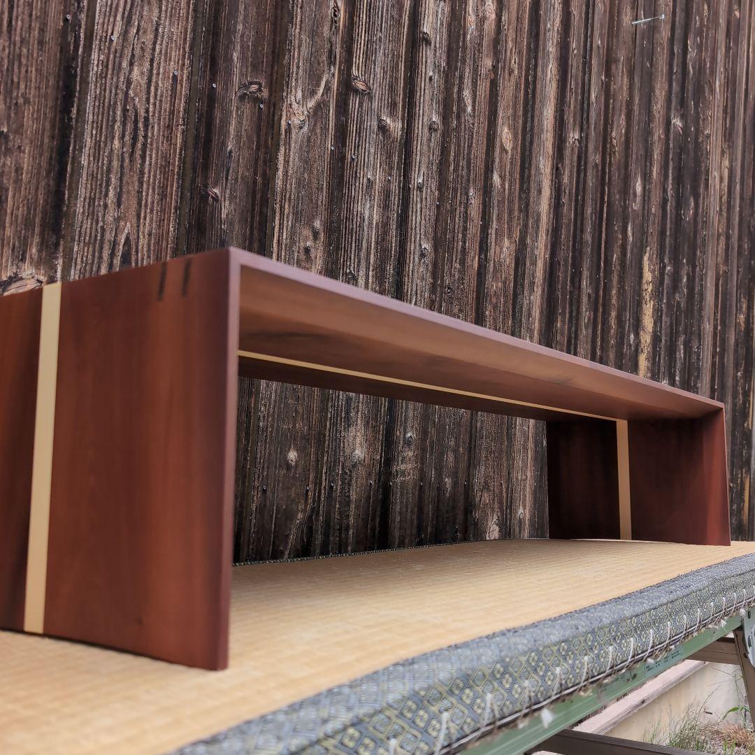 古材リメイク　桜とヒバ　コの字ラック 店舗什器　無垢の家具