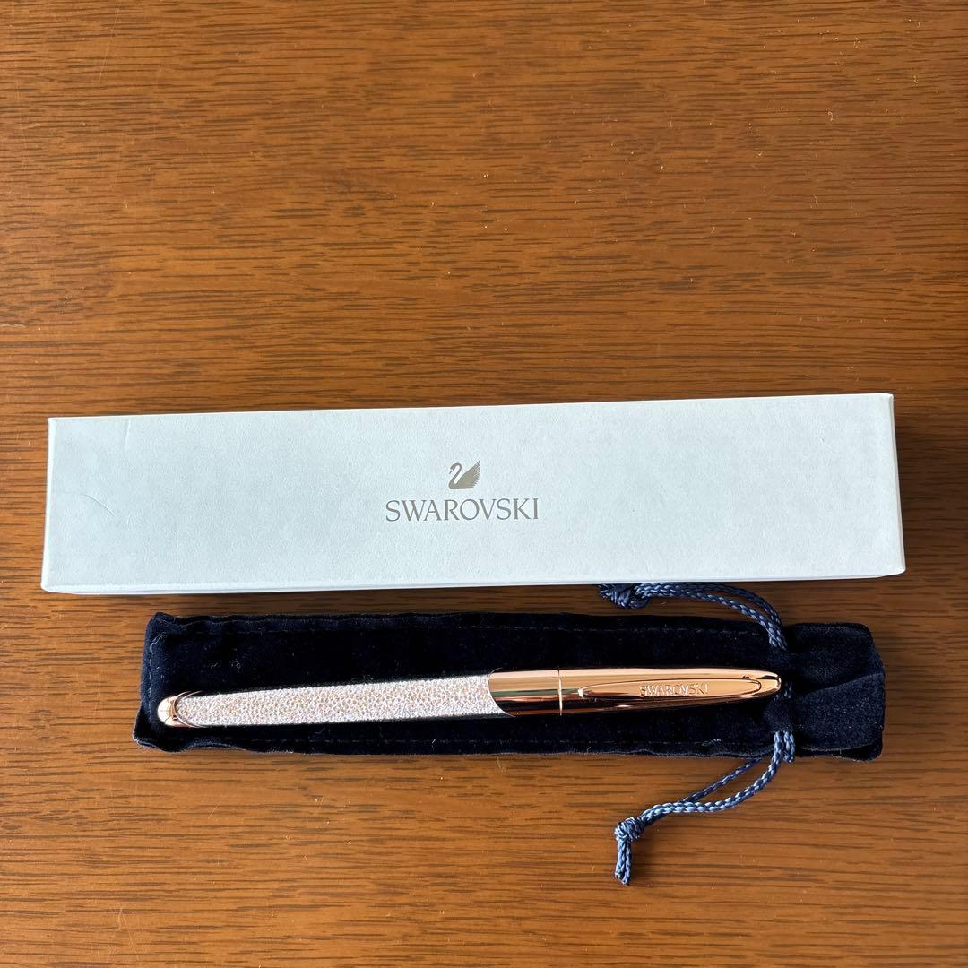 Swarovski ローラーボールペン シルバー・ゴールド