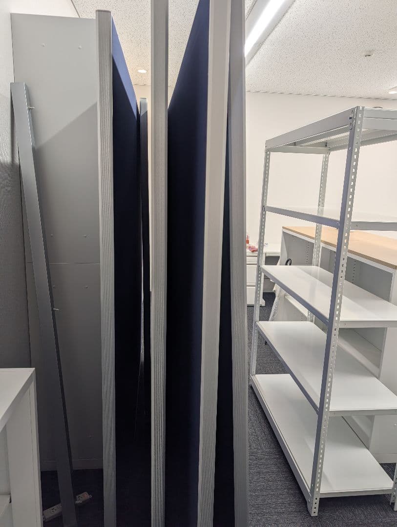 【直接取引限定】内田洋行　ネイビーオフィスパーテーション