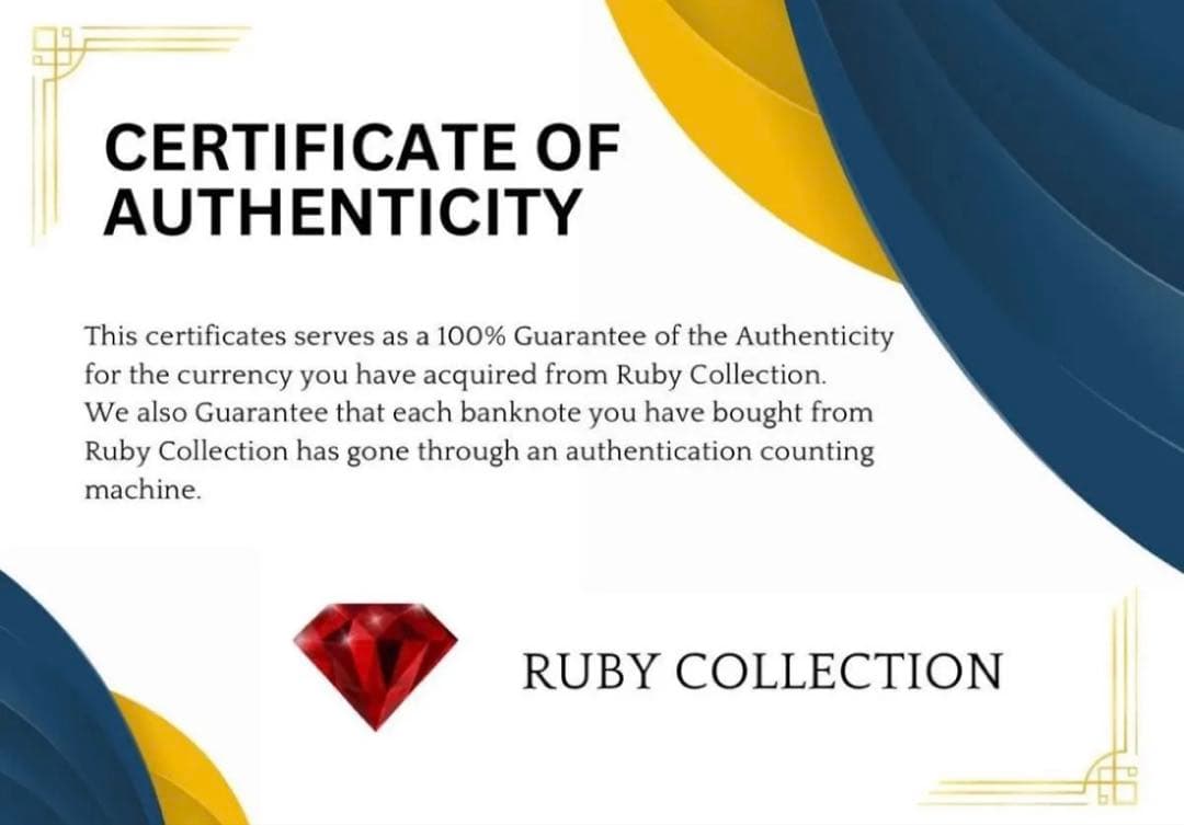 「証明書付き」ジンバブエドル　100兆ドル　旧貨幣1枚　②