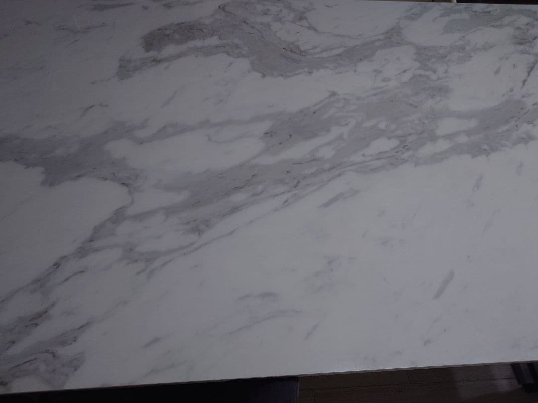 セラミックダイニングテーブル(セーラル150 CHN WH)　ニトリ　分解発送