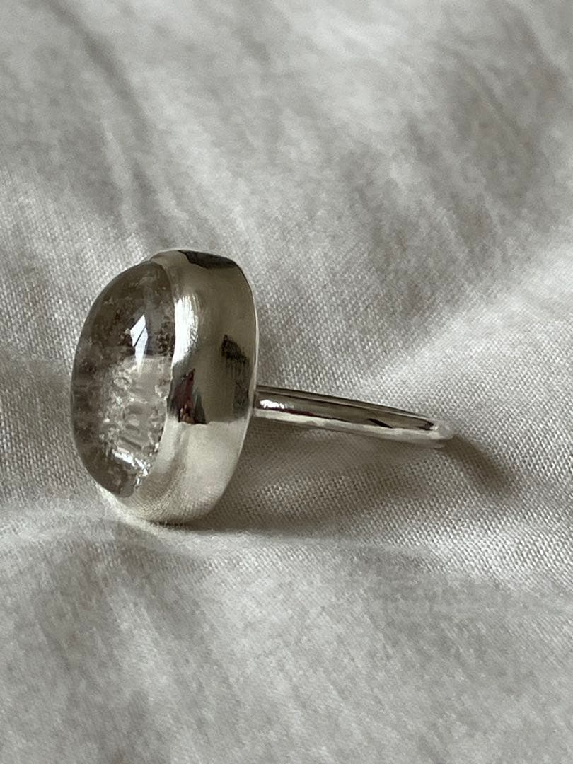 ガーデンクォーツ×シルバー950 リング/13号