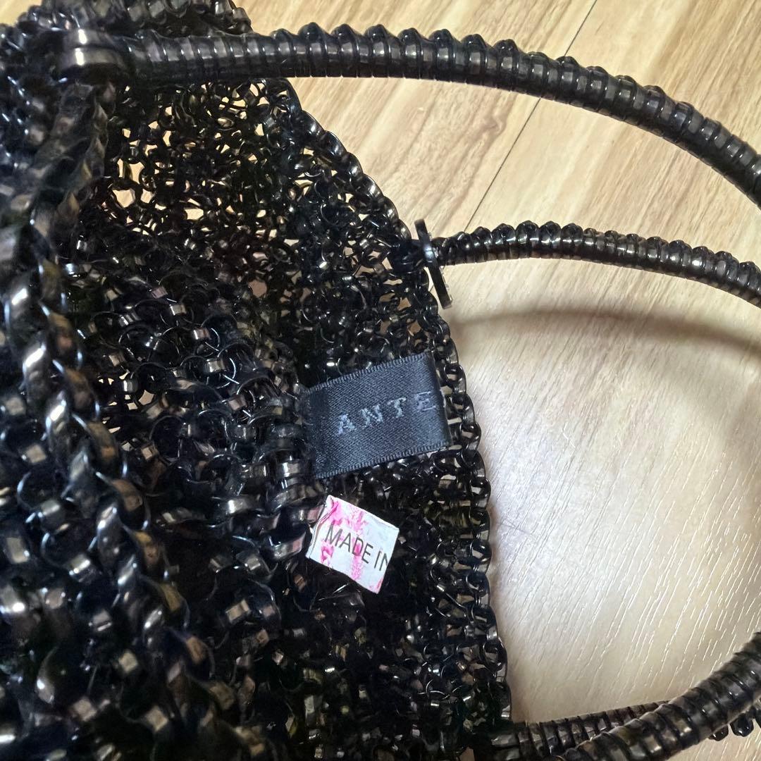 ANTEPRIMA バッグ 黒 ゴルフ チャーム 星