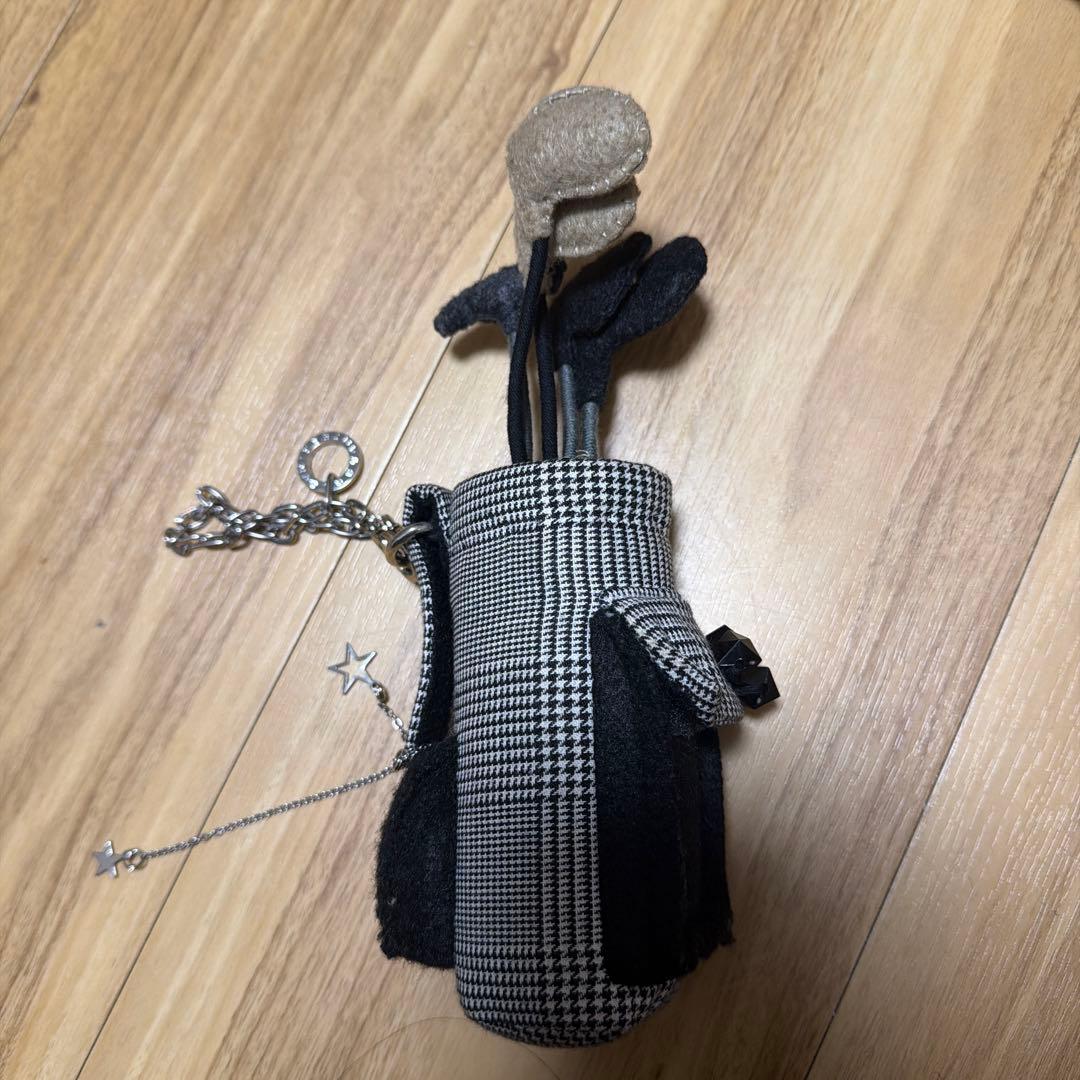 ANTEPRIMA バッグ 黒 ゴルフ チャーム 星