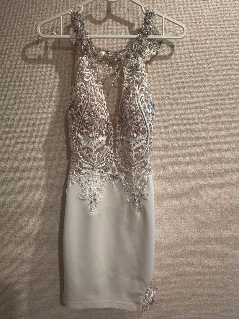 ANGEL R AR23822 ホワイトタイトドレス