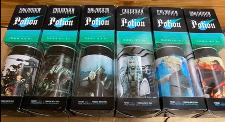 FF7  未開封のフィギュア　ポーション缶