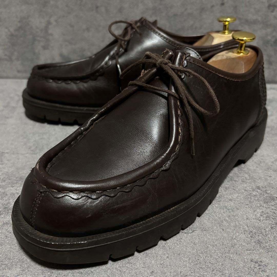 極美品　クレマン　パドロール　チロリアン　モカシン　ブラウン　2255