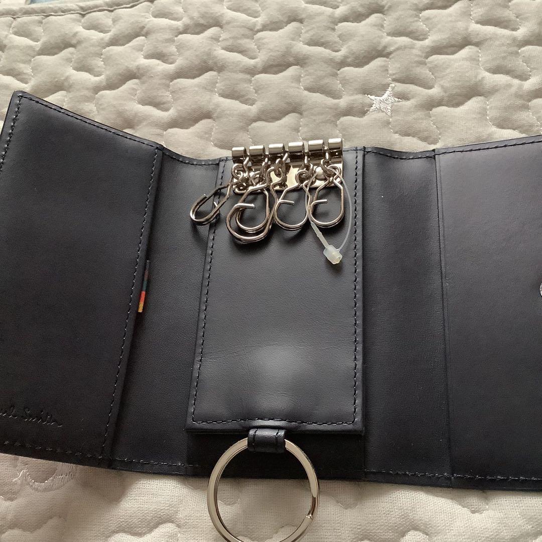 PaulSmith ポールスミス キーケース BPS851 ネイビー 濃紺