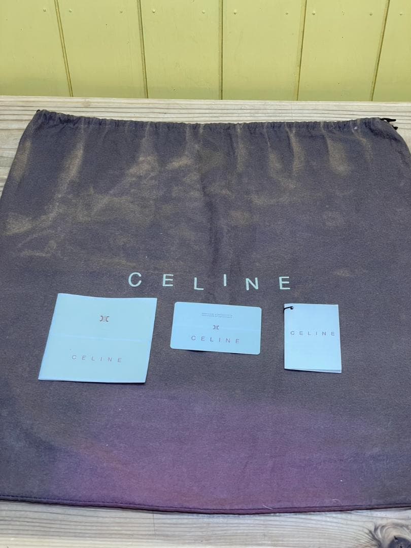 s*i様 CELINE セリーヌ パリ マカダム ブギーバッグ デニム ハンドバ
