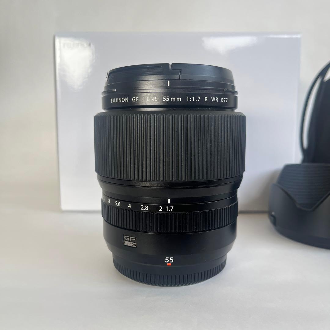 【極美品】fujifilm GF55mm F1.7 R RW