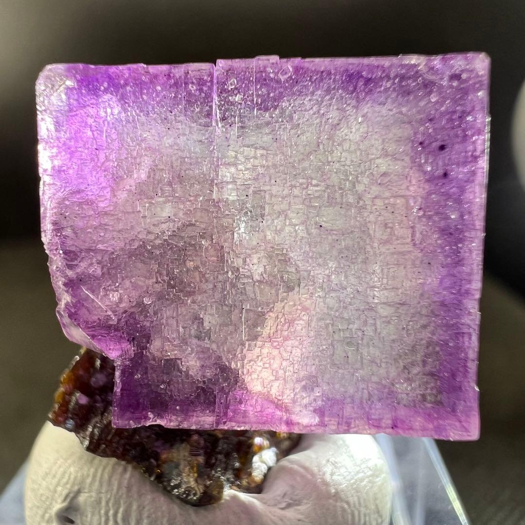 イリノイ産　パープルフローライト　美結晶