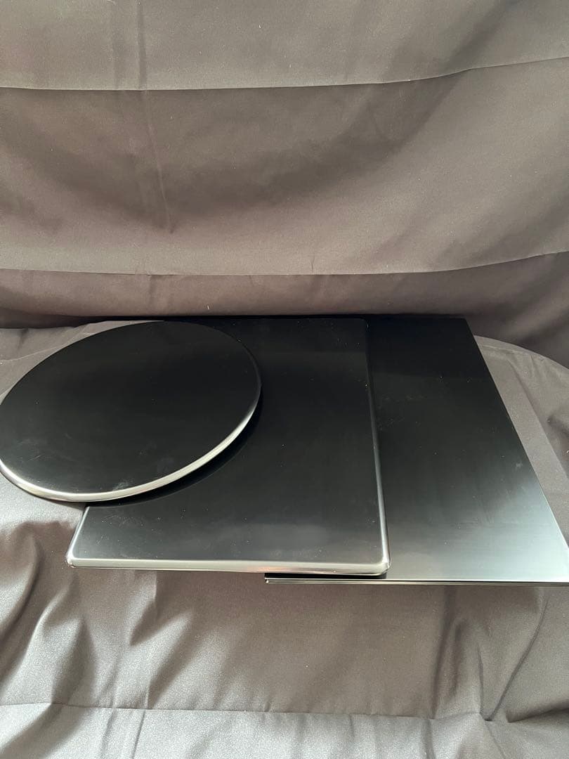 孝昌　敷板　三枚組　茶器／茶道具薄板　本漆三枚組敷板 （矢筈・角蛤・丸蛤)