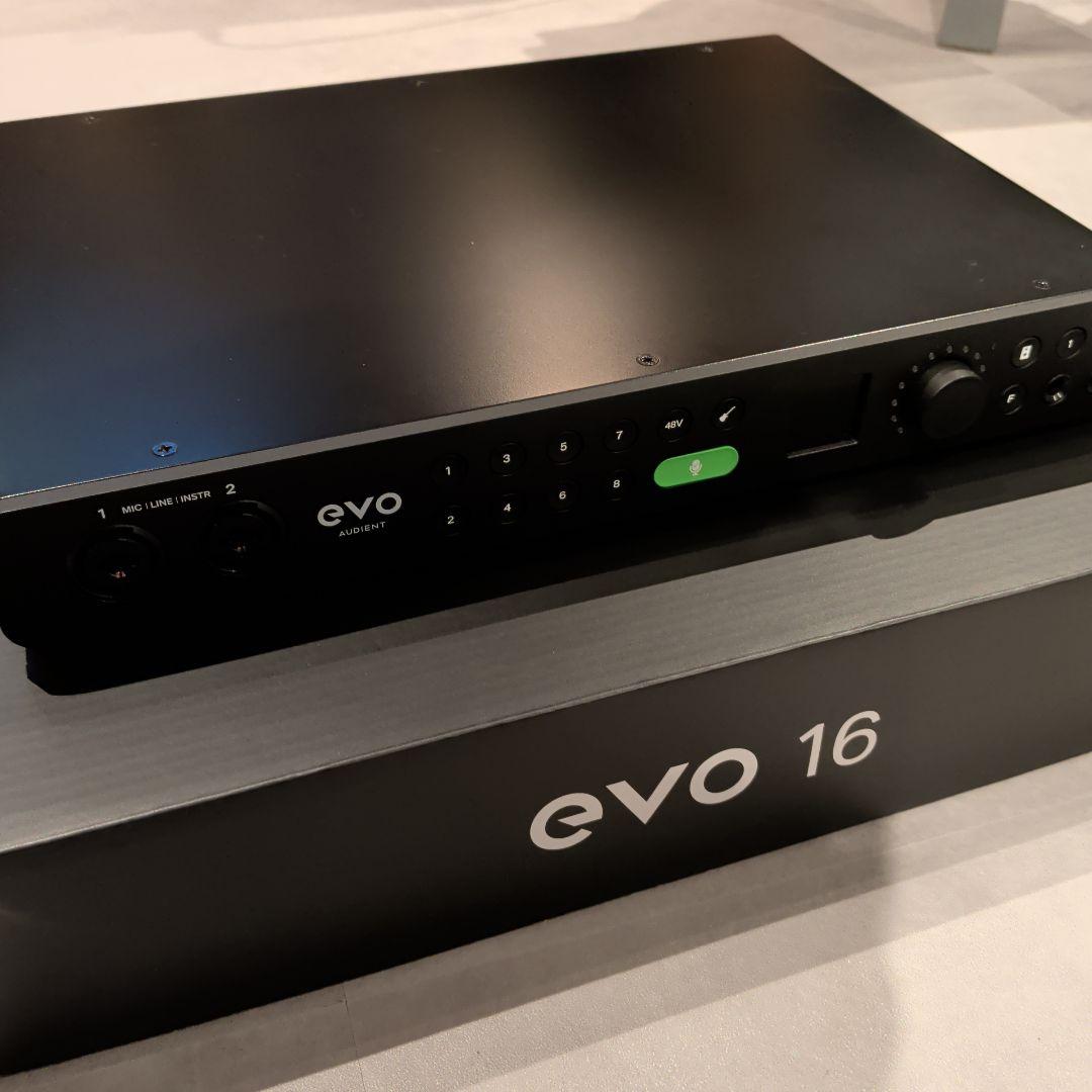 Audient evo 16 ラックマウントキット付き