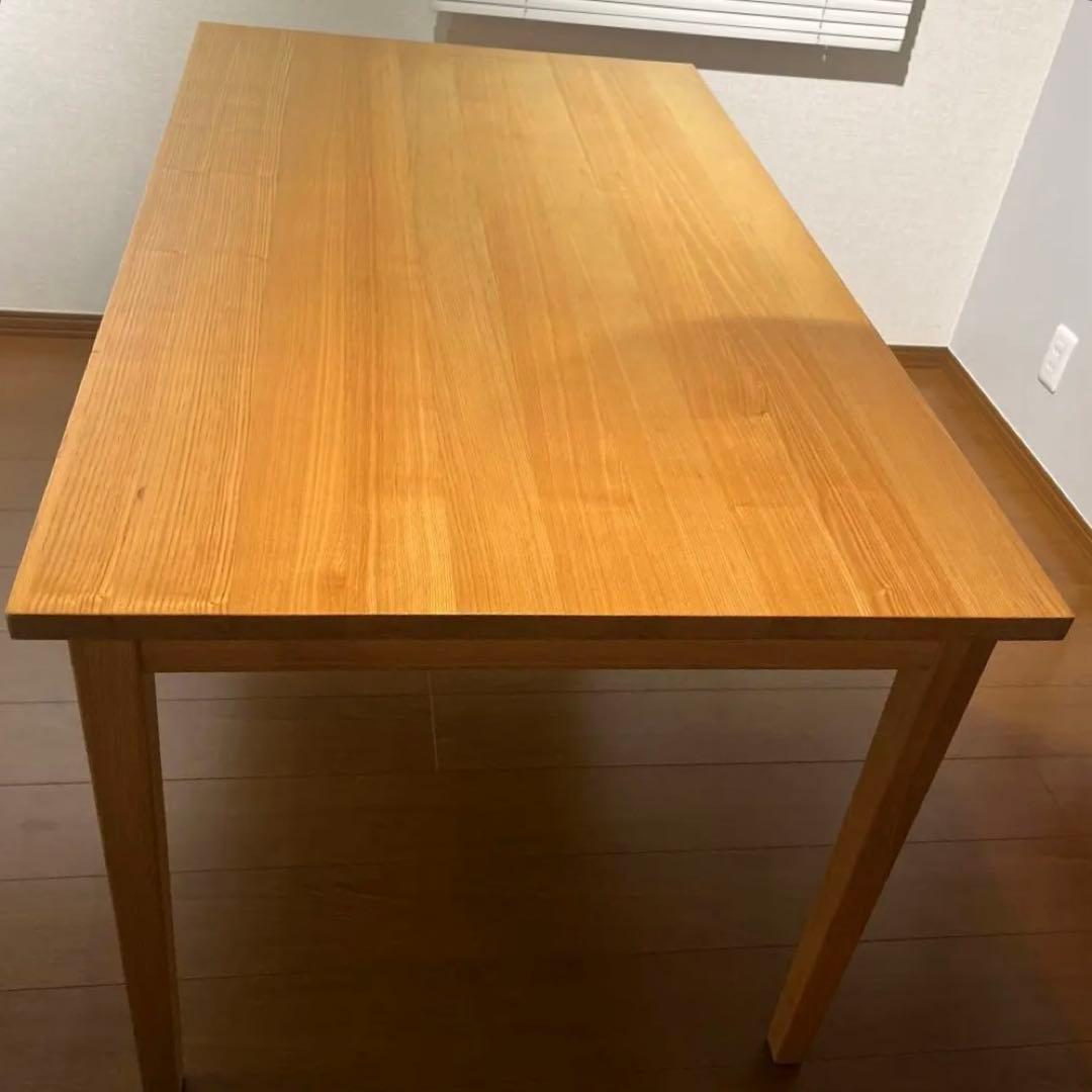 無印良品 ダイニングテーブル 廃盤 希少　タモ材　　　　　オーク