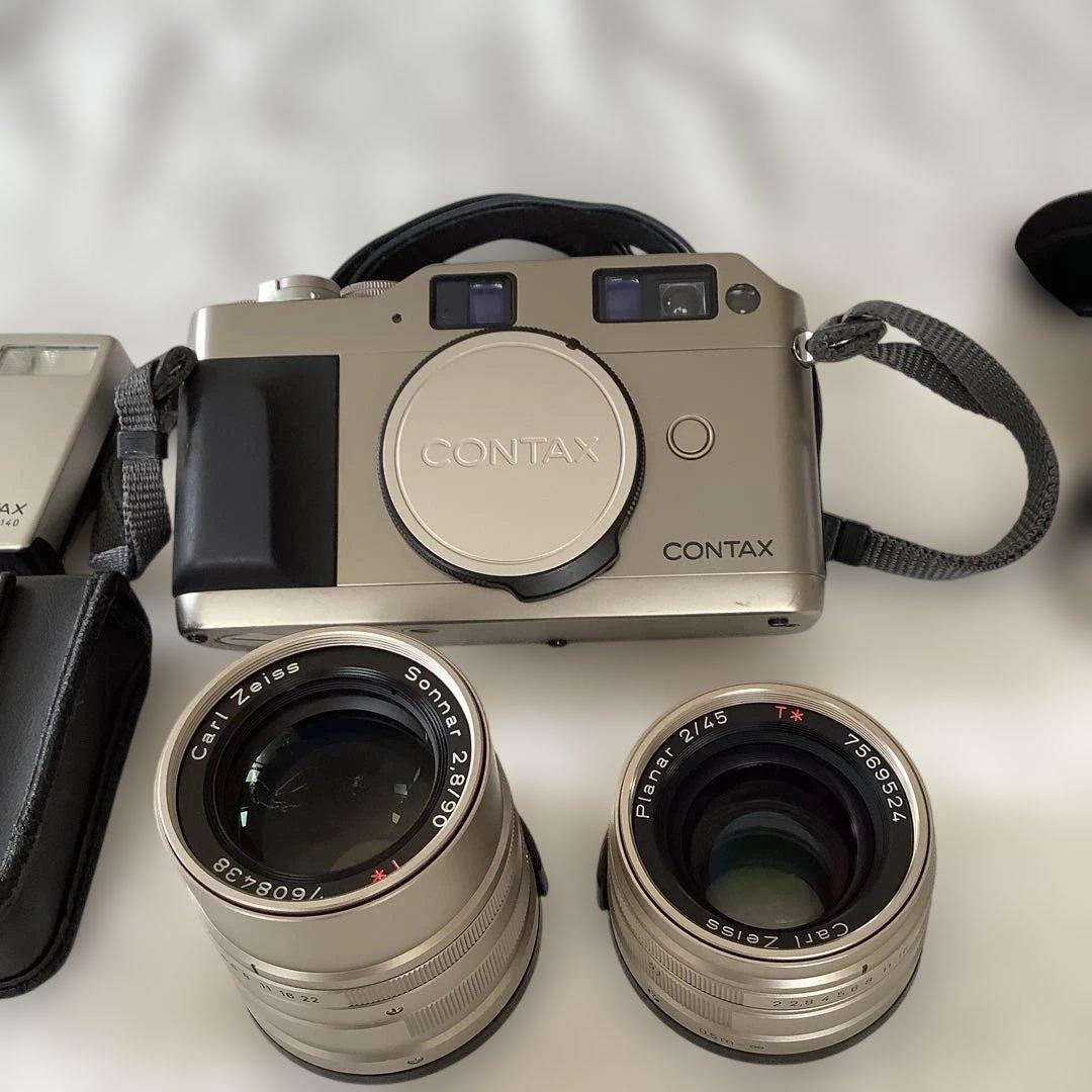 CONTAX G1 レンズ×2 TLA140フラッシュセット
