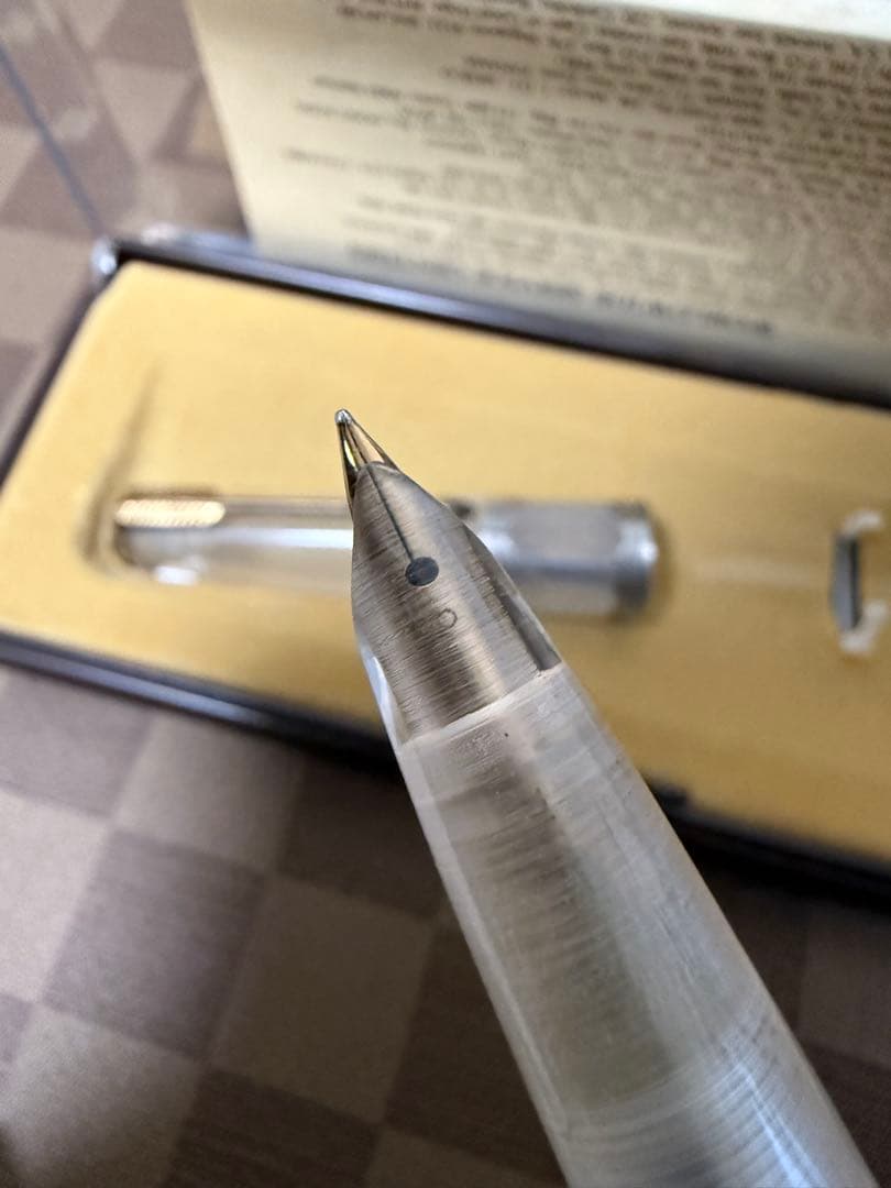 パーカー万年筆透明なペン、珍しい