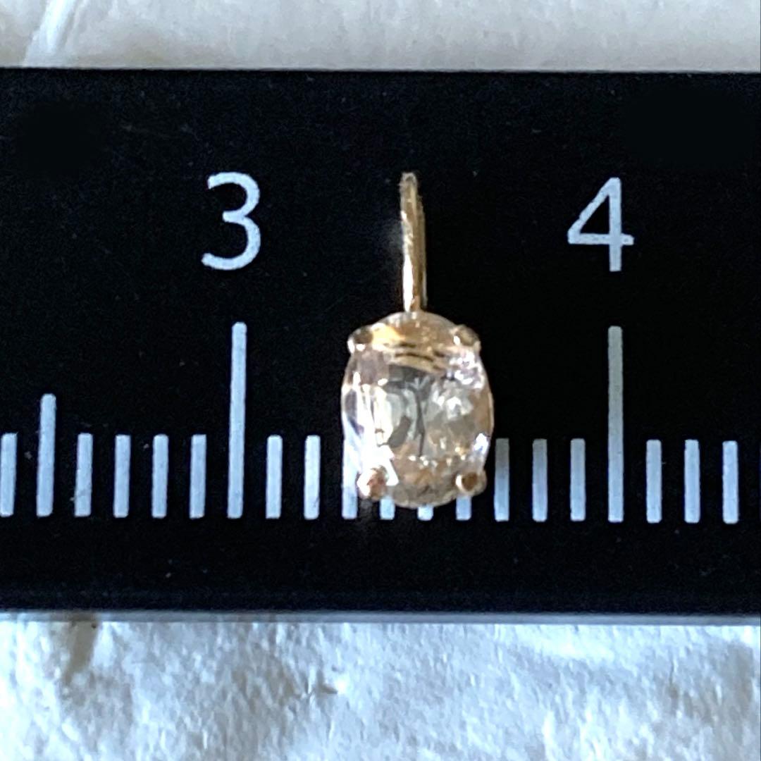 南ア産 フェナカイト 10金 ペンダントトップ（大）