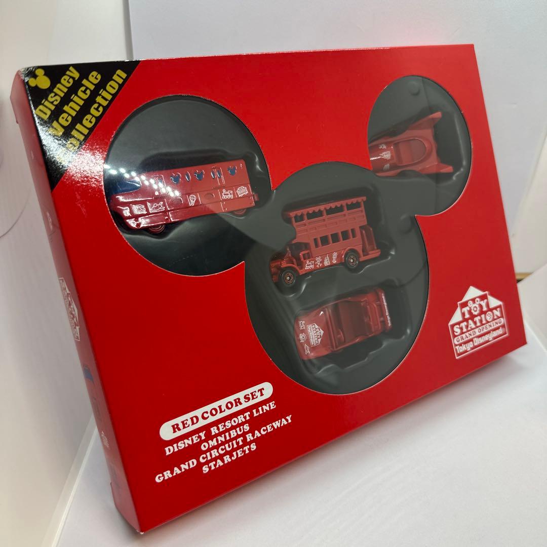 《新品未開封》TDL限定 トイステーションオープン記念　レッドカラーセット