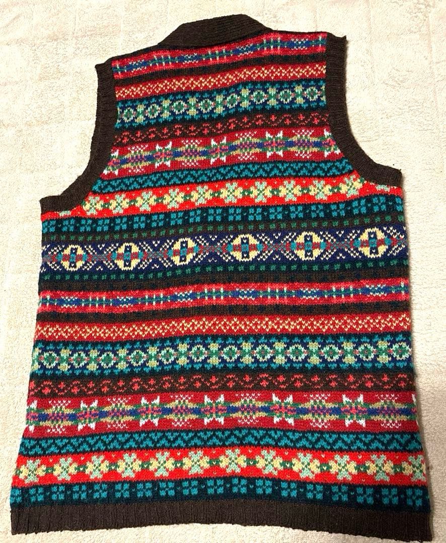 Jamieson's × united arrows別注フェアアイルニットベスト