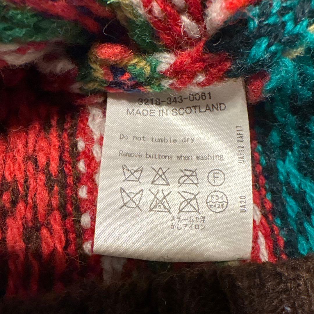 Jamieson's × united arrows別注フェアアイルニットベスト