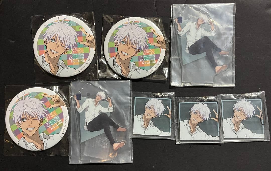 呪術廻戦　五条悟　缶バッジ　アクリルスタンド　まとめ売り