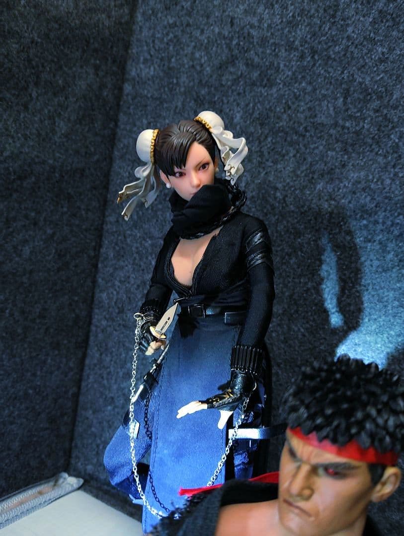 CAPCOM.1/6.春麗.[暗殺者(黒ver)]眼球可動!12/25迄の出品!