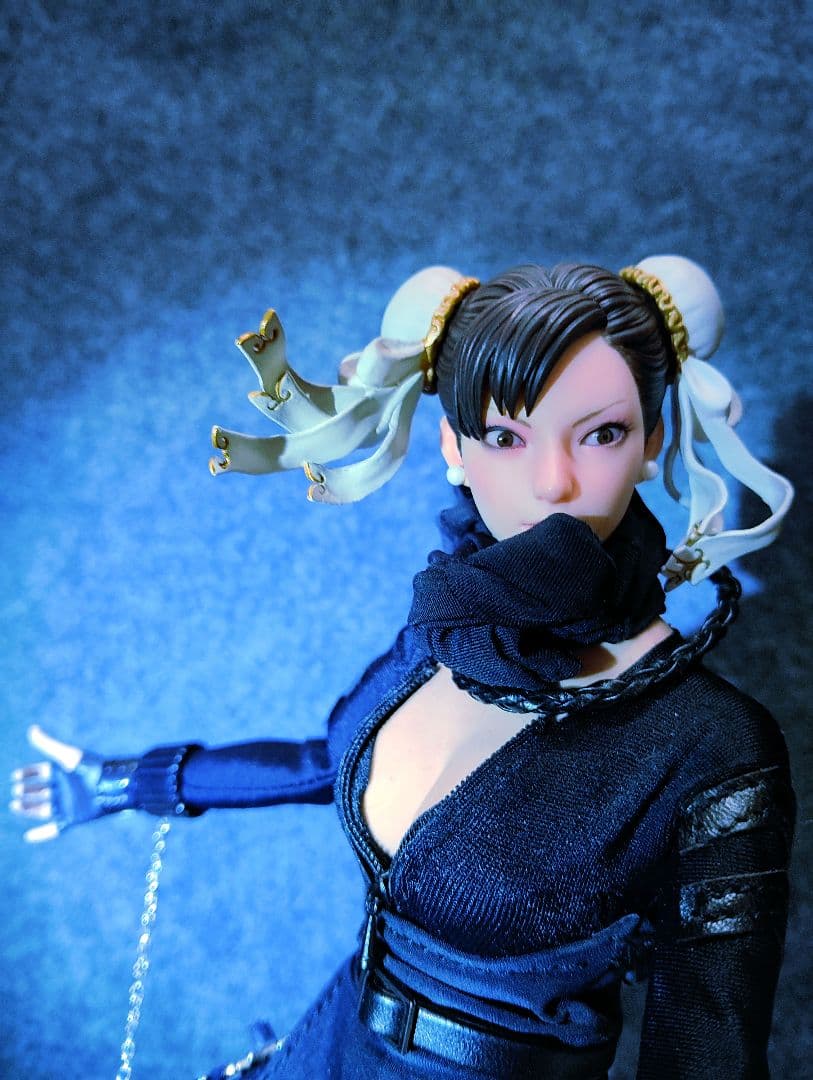 CAPCOM.1/6.春麗.[暗殺者(黒ver)]眼球可動!12/25迄の出品!