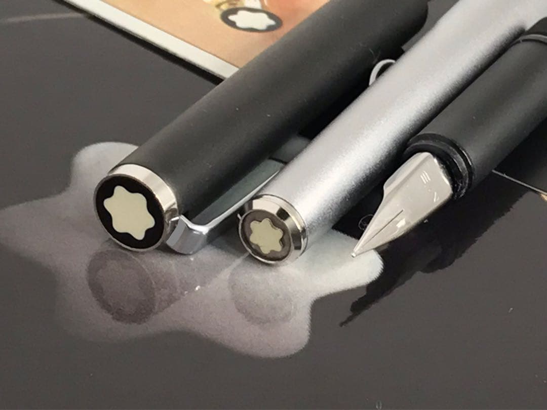 ⭐️非常に稀少なモデルNo1120ブラック&グラファイトメタリック仕上⭐️モンブラン