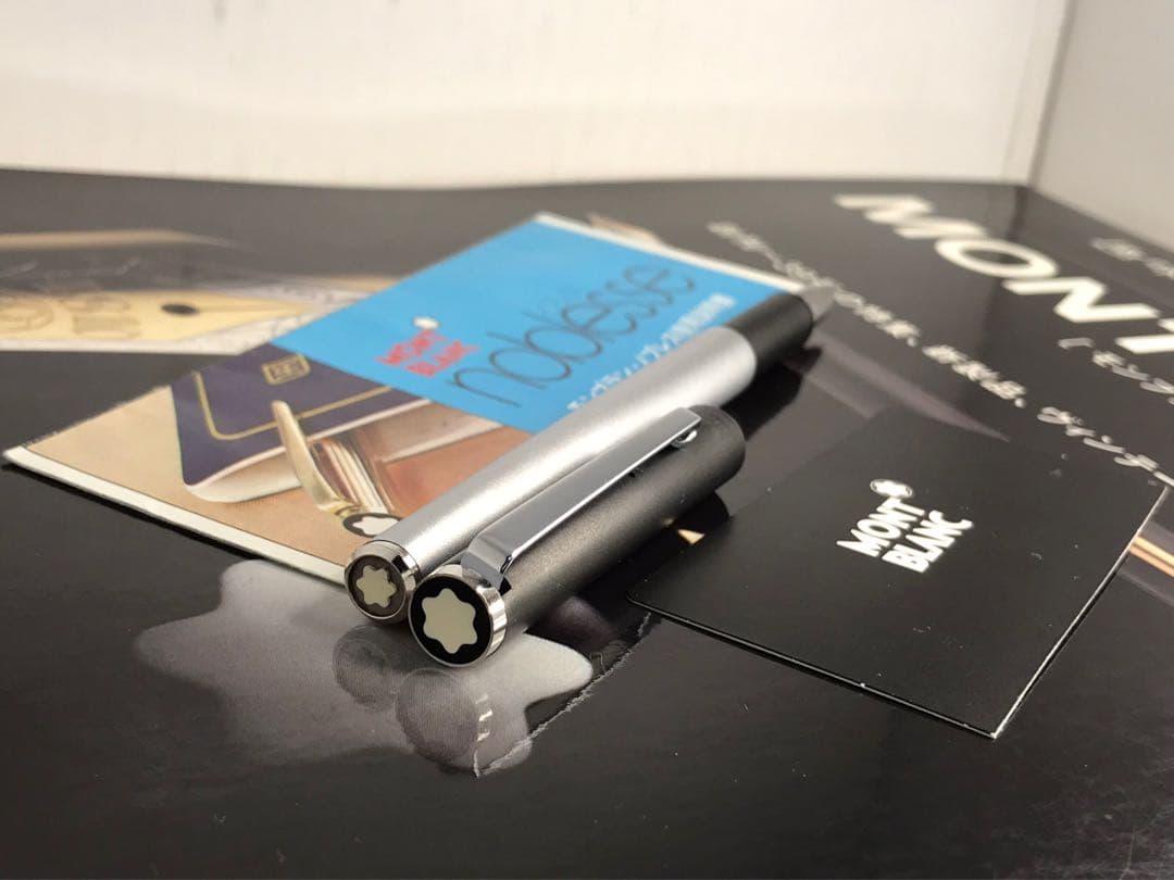 ⭐️非常に稀少なモデルNo1120ブラック&グラファイトメタリック仕上⭐️モンブラン