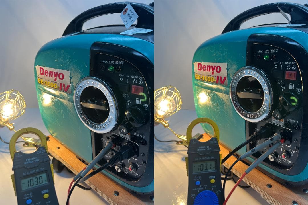 【動作良好・保証付】デンヨー インバーター発電機 GE-1600SS-IV 10