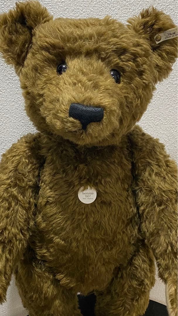 【激レア】テディベア【シュタイフ1907年レプリカ　1993年製