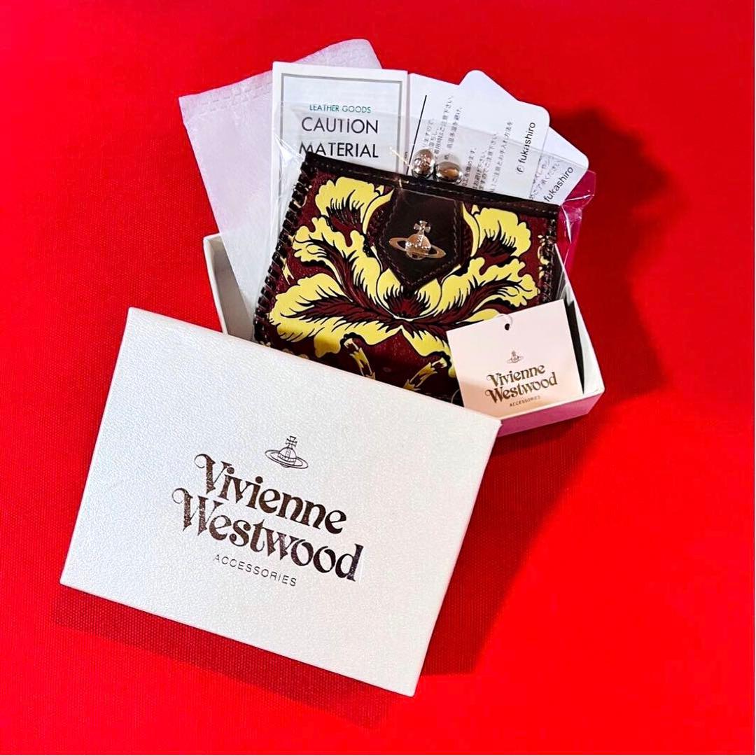 【新品✴︎未使用✴︎廃盤✴︎超レア】ヴィヴィアンウエストウッド✴︎フラワー✴︎がま口財布