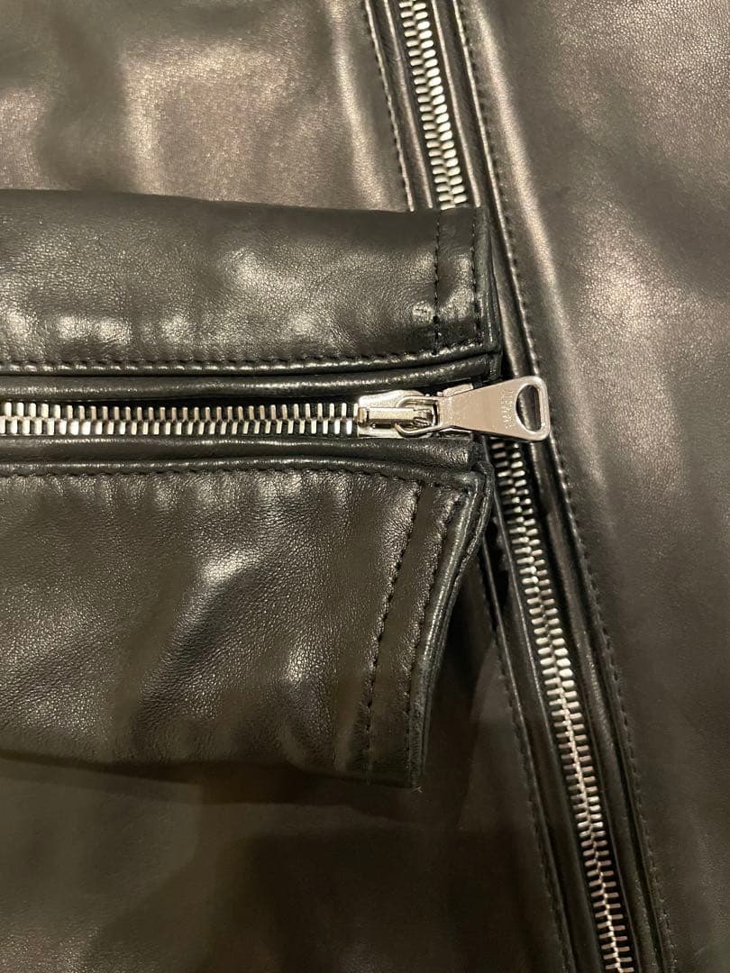 EMMETI × 千場義雅 コラボ 菅原靴店 シングルライダース サイズ48