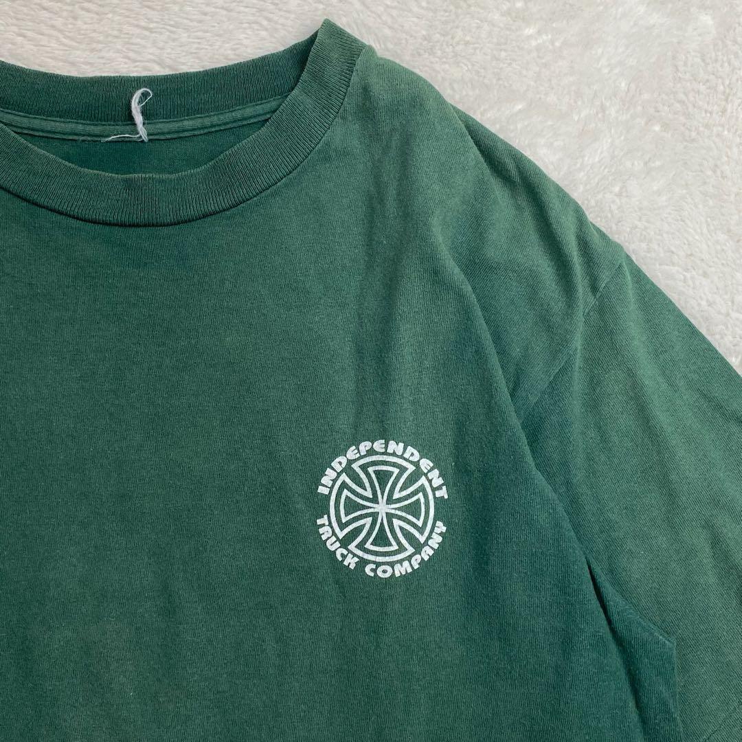 independent インディペンデント　 Tシャツ　XL相当　アイアンクロス