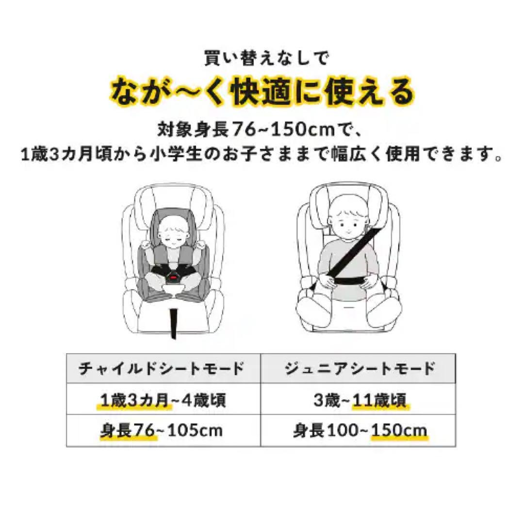 新品未使用❗️ アイリスプラザ　チャイルド＆ジュニアシートII　1歳3ヶ月頃OK