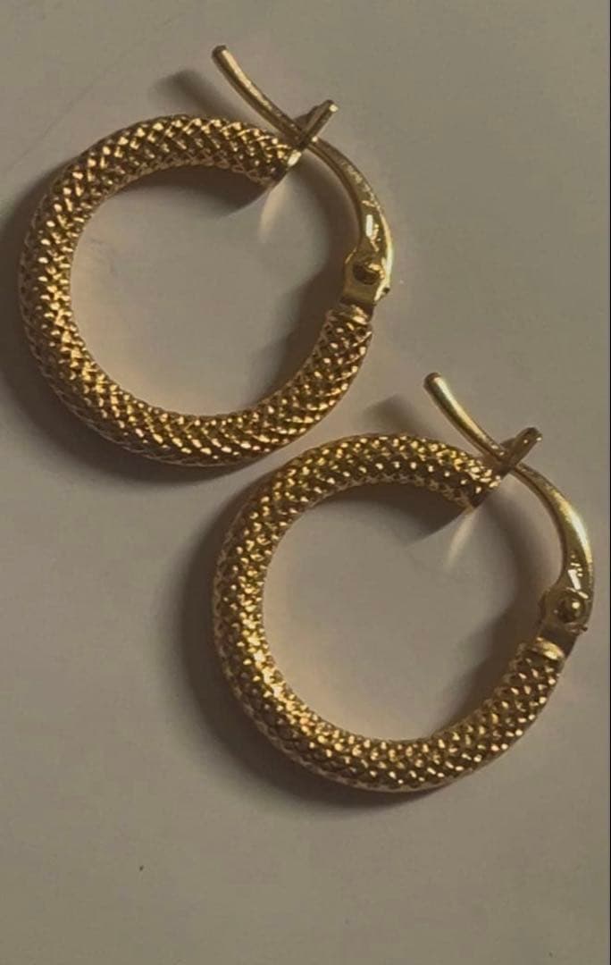 K18金(750) フープピアス