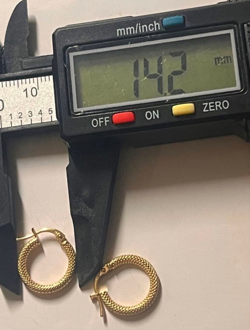 K18金(750) フープピアス