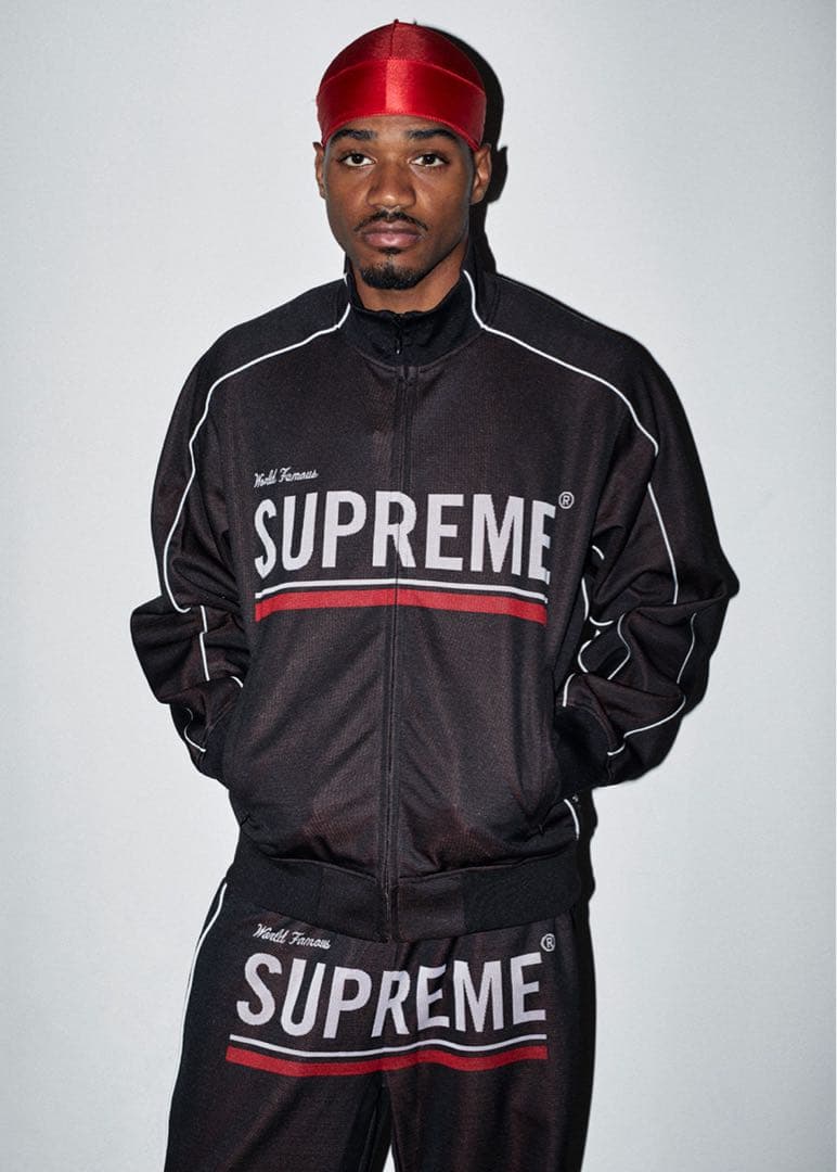 J*I様 キムタク着用同型同色supreme World Famous Jacq