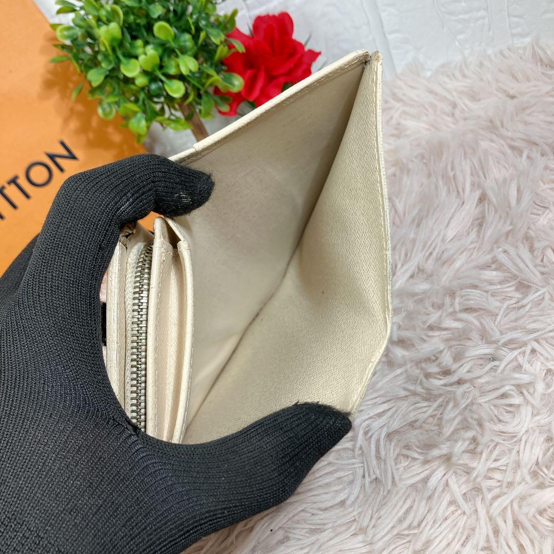 ルイヴィトン 現行 ダミエ アズール ポルトフォイユ トレゾール コンパクト