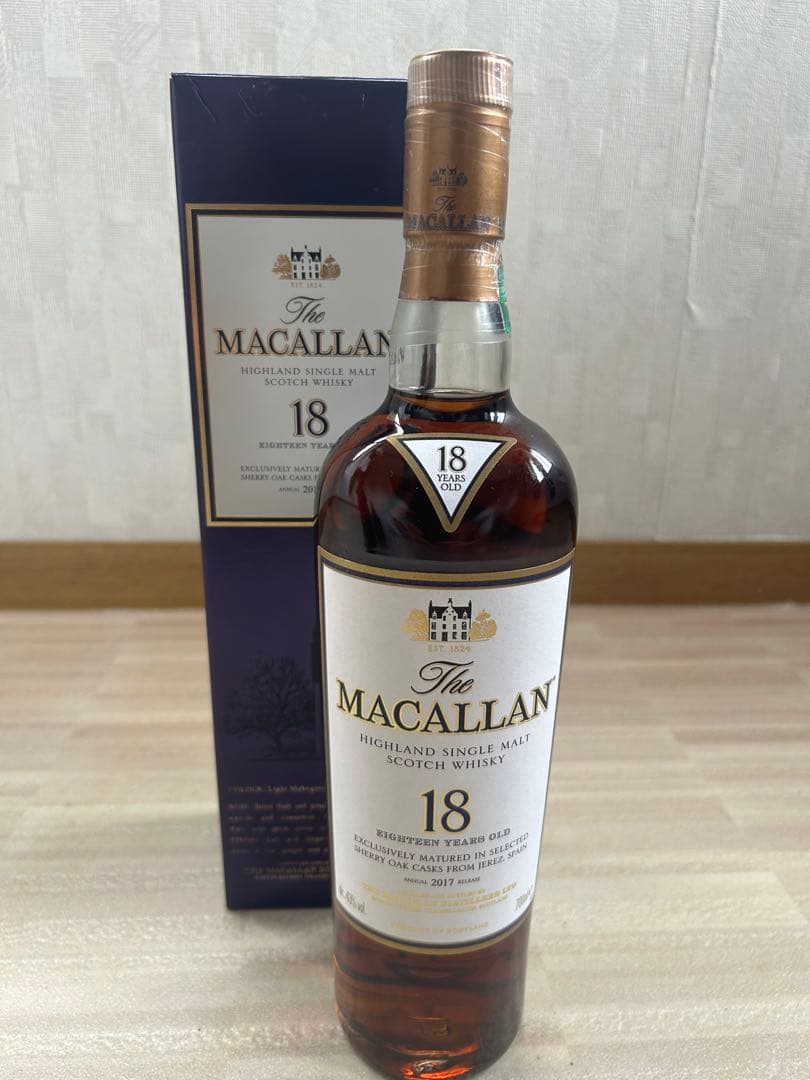 The Macallan 18 Year 18年　2017 旧ボトル