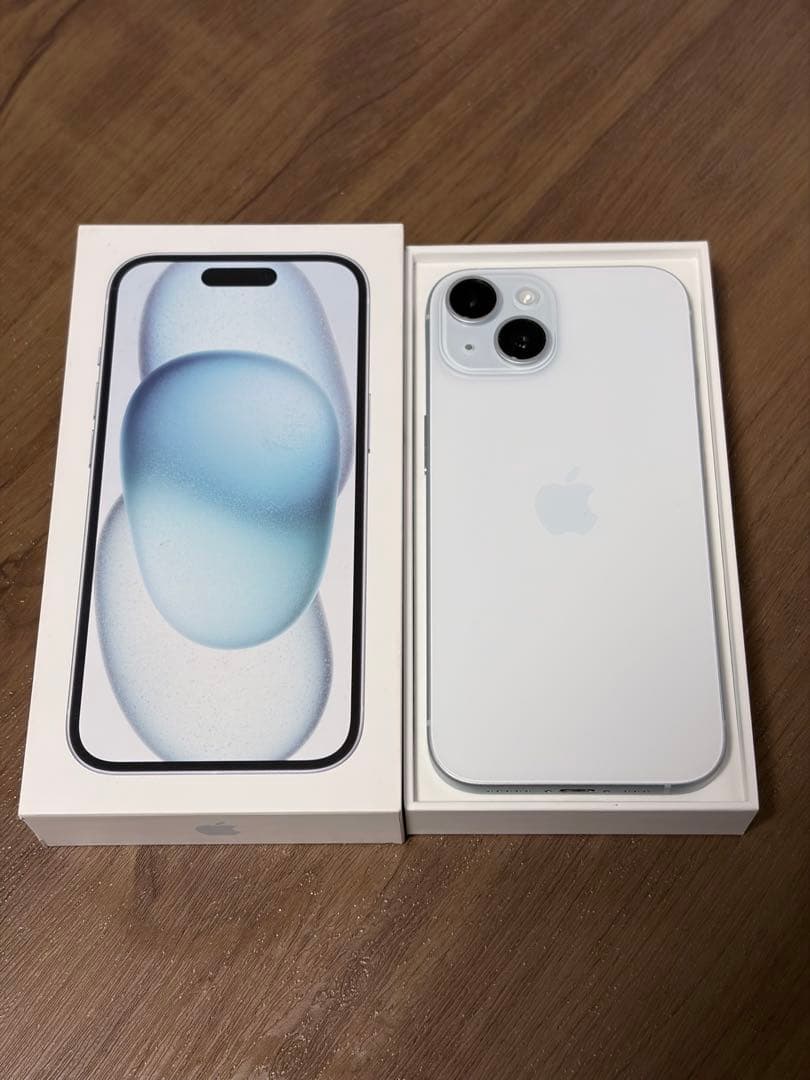 Apple iPhone 15 ブルー 本体 箱付き
