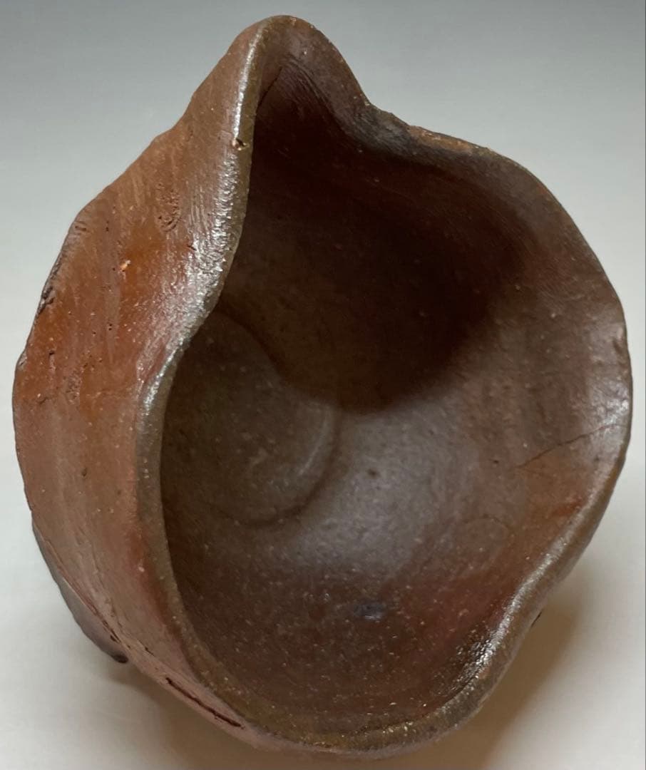 末石泰節　備前徳利　ぐい呑　備前焼　共箱　栞 　C5543